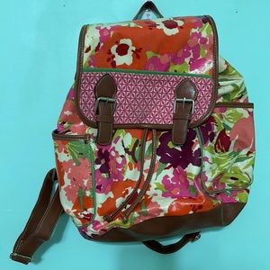Floral backpack